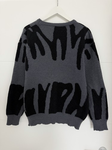 Pull maille noir gris s - noir,