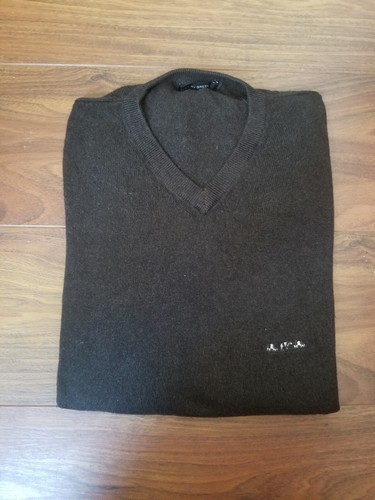 Pull col rond bambou noir - , gris