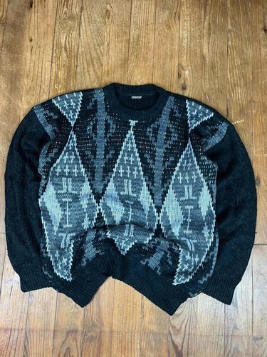 Pull maille vintage - , motifs
