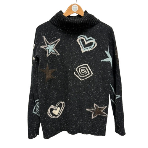 Mistral pull col roulé - pull, noir