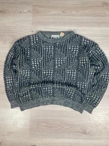 Pull maille vintage rayures