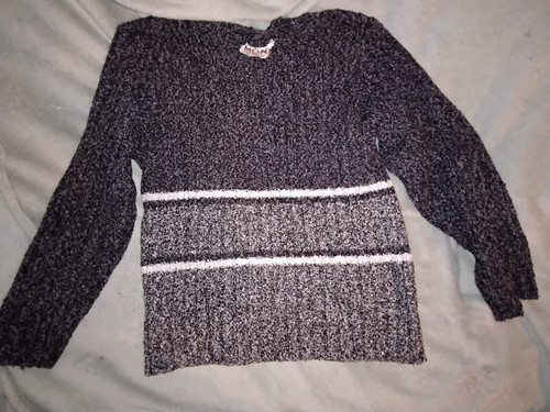 Pull noir gris blanc à - pull,